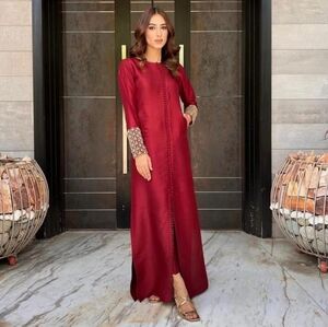 Maroon Pakistani Designer Outfit - Sak Atelier